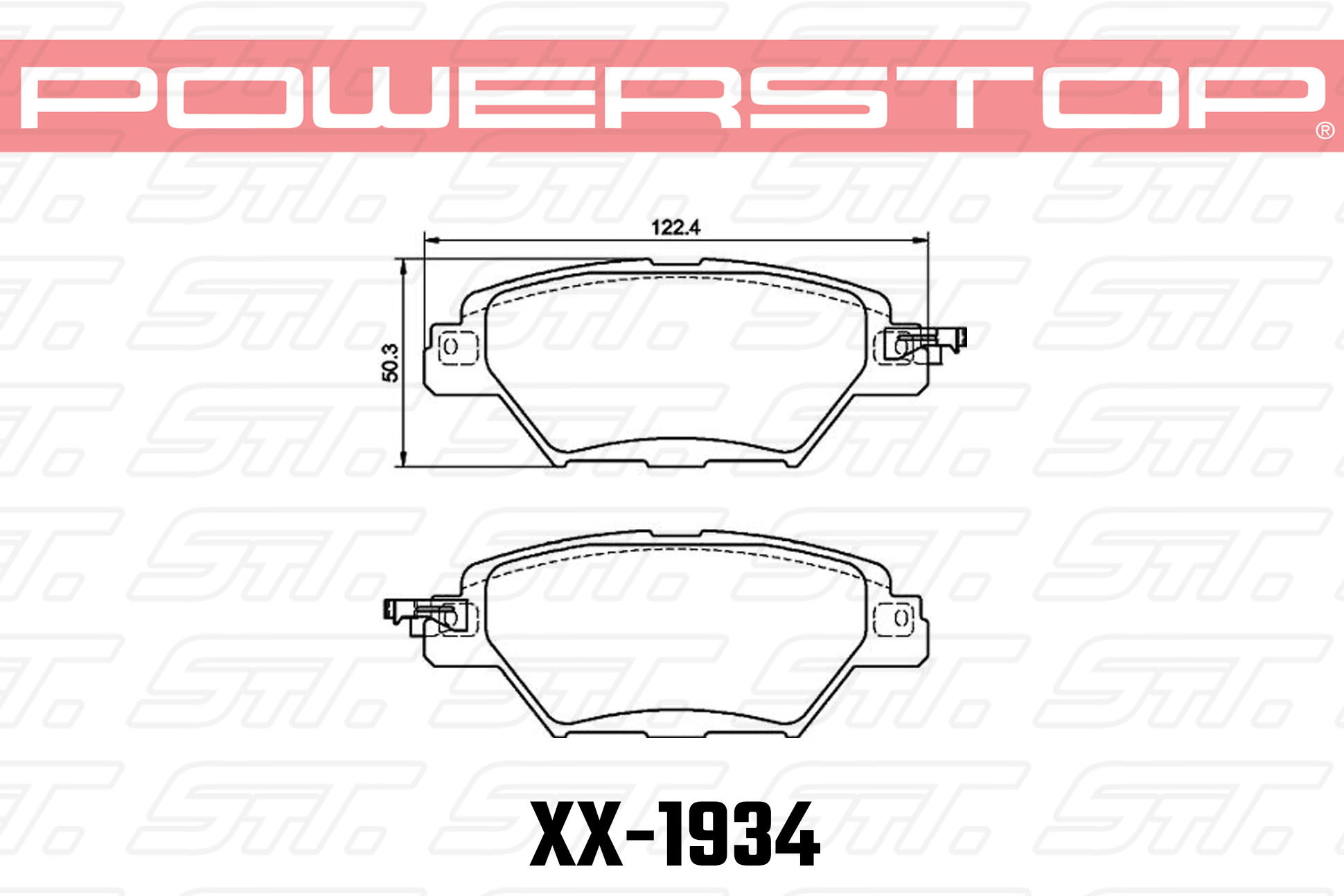 Колодки тормозные 23-1934 PowerStop Z23 задние MAZDA CX-8; CX-9;