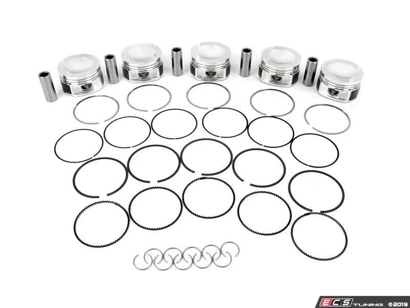 JE Pistons Комплект кованых поршней CR 9.5:1 для Audi 2.5TFSI 82.5mm