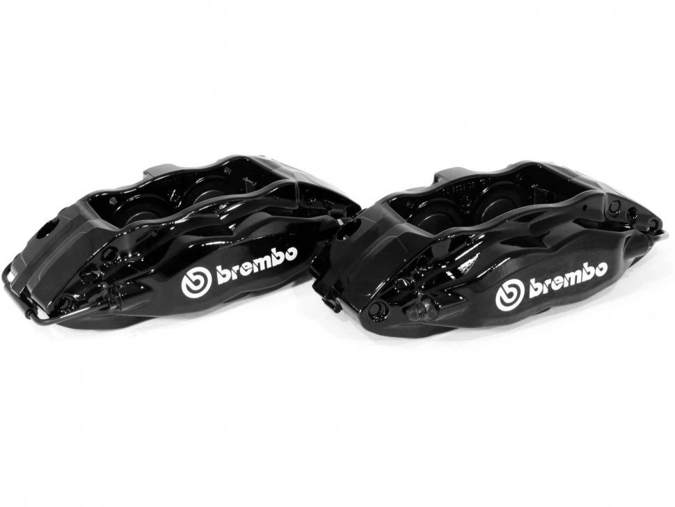 Brembo Комплект суппортов 4 поршня для VAG PQ35/MQB (чёрный)