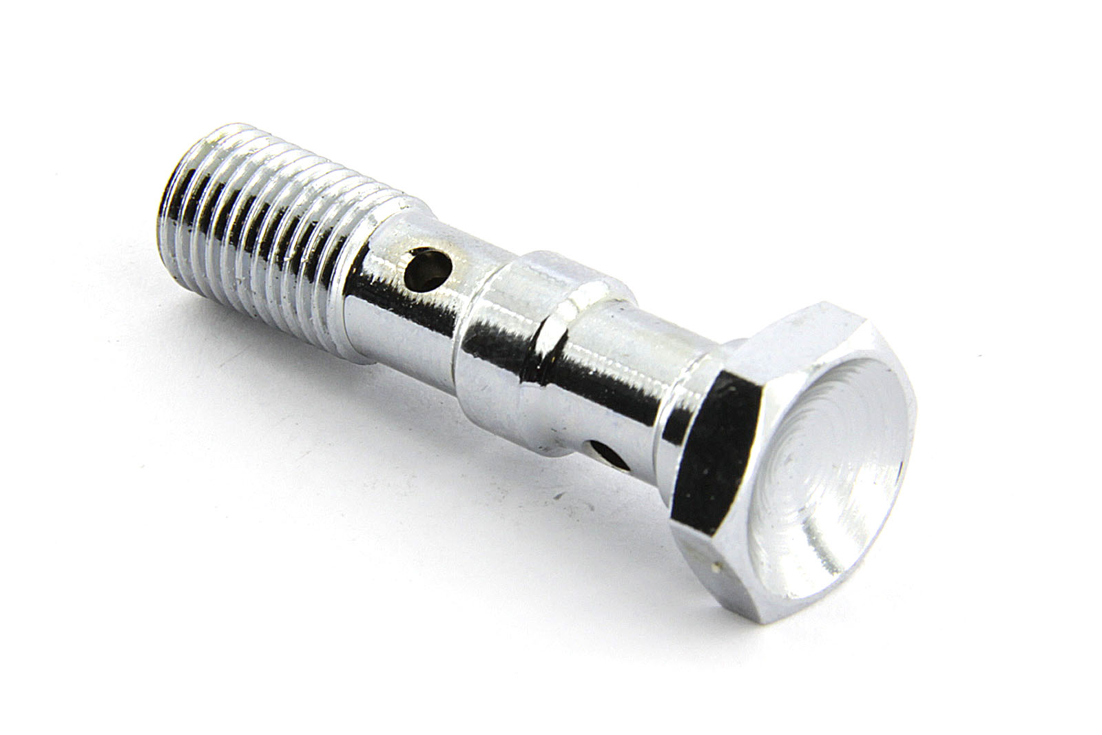 Болт (штуцер) двойной для banjo AN-03, 3/8x24 L=40 mm сталь хром Goodridge 773-03LCH
