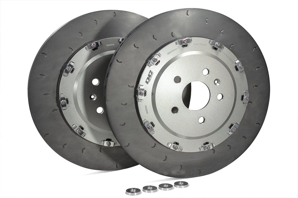 DC Brakes DC62012A Передний тормозной диск кит перехода с 370*34 на 380*34mm для AUDI TT RS 2.5 8S
