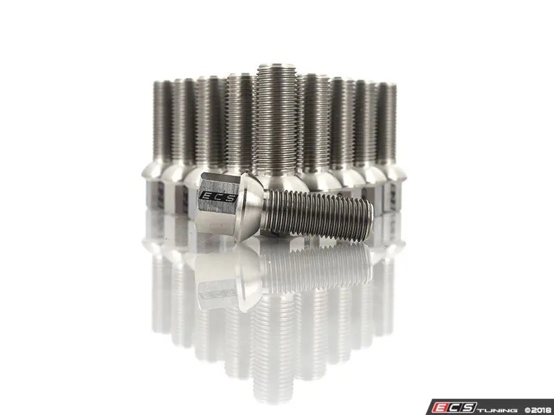 ECS Tuning Сферический болт колёсный из титана 14x1.5x35мм (комплект 20 штук)