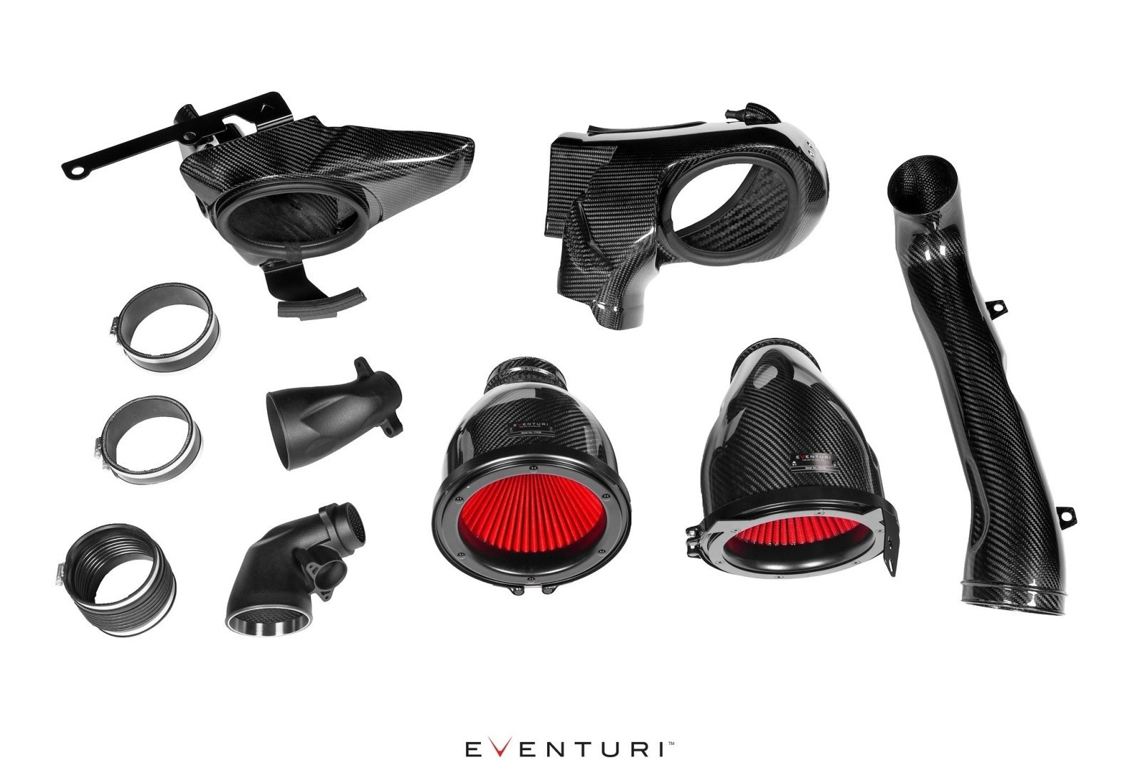 Eventuri EVE-G8XMV2-CF-INT Впускная система из карбона для BMW M3/M4 G8x 2