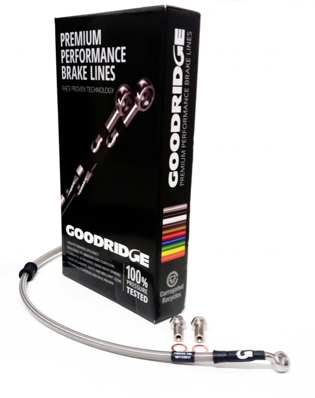 Армированные тормозные шланги Goodridge VAGRB-A38P2-2P (2 шт.) задние Audi A1; A3 8P; SKODA OCTAVIA